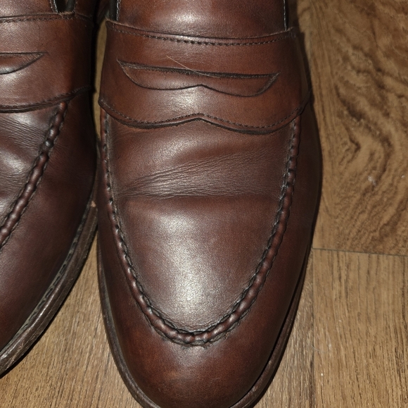 Allen Edmonds Randolph Penny Loafers Slip On Brown 11.5 D - Picture 2 of 7